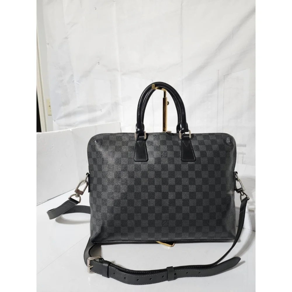 Louis Vuitton Damier Graphite Porte Documents Jour Briefcase Black/Grey